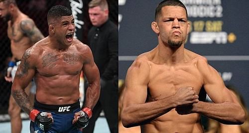 Gilbert Burns and Nate Diaz