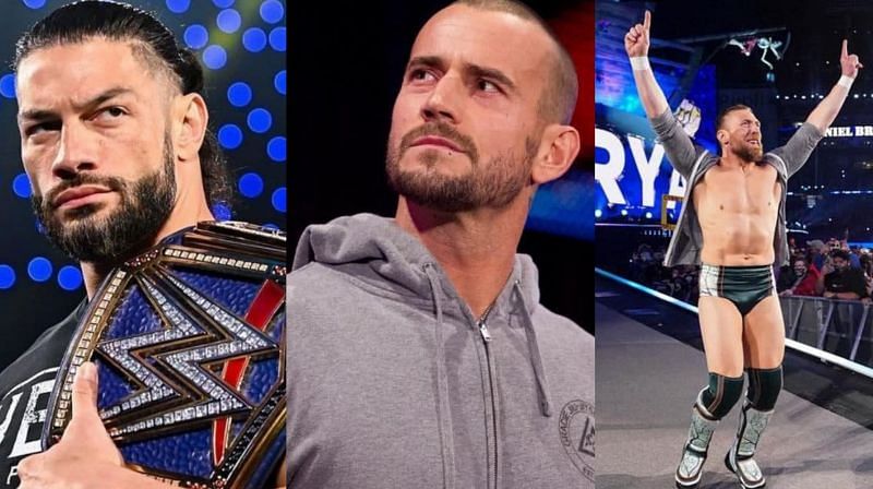 Roman Reigns, CM Punk, Daniel Bryan