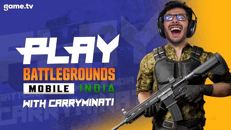 Fan Passes on GameTV will let gamers play Battlegrounds Mobile India (BGMI) against Carryminati (Image by GameTv, Carryminati)
