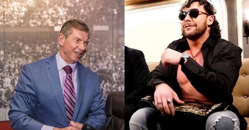 Vince McMahon and Kenny Omega