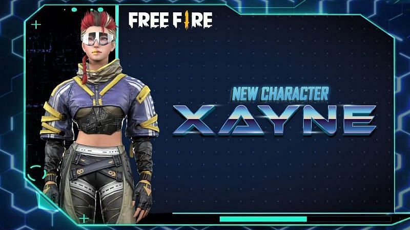 Xayne character in Free Fire (Image via ff.garena.com)