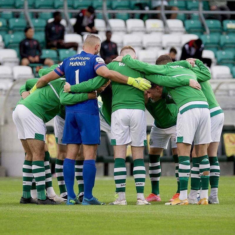 Shamrock Rovers will face Slovan Bratislava in a UCL qualifier. Photo credit: @shamrockroversofficial