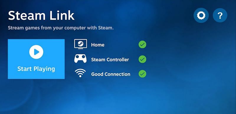 The Steam Link app needs a good internet connection to run (Image via Play Store)