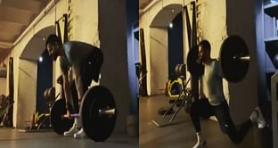 [Watch] Indian captain Virat Kohli impresses with his weightlifting skills
