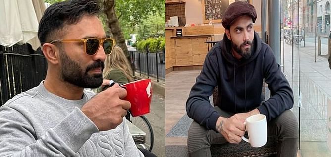 दिनेश कार्तिक और रविंद्र जडेजा ने लंदन में उठाया कॉफी ब्रेक का लुत्‍फ