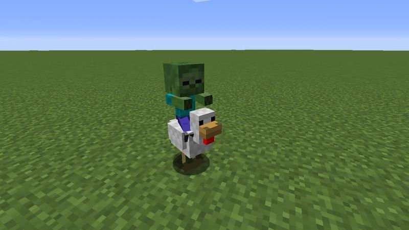 It is not common to encounter one of these mobs, so jockeys are almost always a cool find for players (Image via Zuver on YouTube)