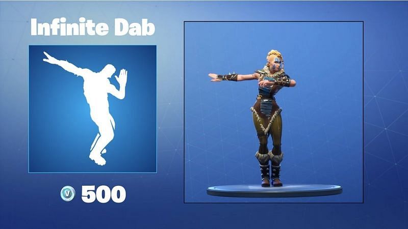 Infinite Dab emote in Fortnite (Image via Fortnite Wiki - Fandom)