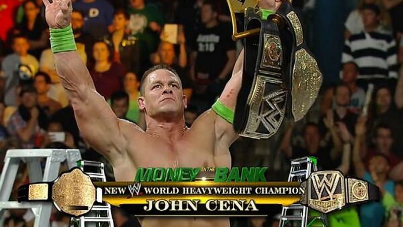 John Cena won the WWE Championship for the 15th time in the main event of Money in the Bank in 2014