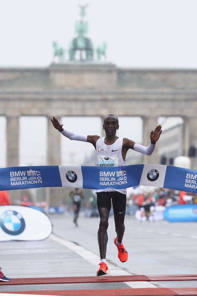 Eliud Kipchoge at Berlin Marathon 2017