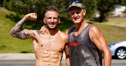 T.J. Dillashaw (left) and Sam Calavitta (right) [Image Courtesy: @treigning_lab on Instagram]