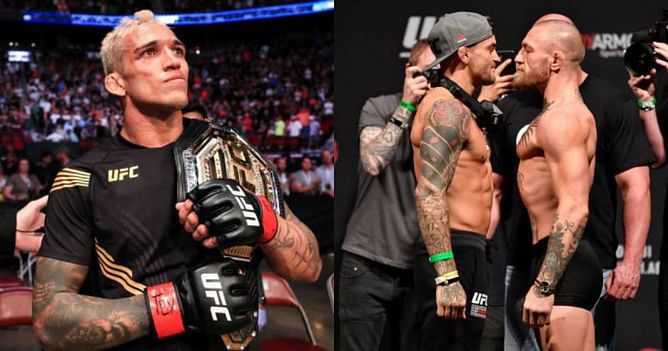 Charles Oliveira shares his prediction for the Conor McGregor vs Dustin Poirier trilogy fight