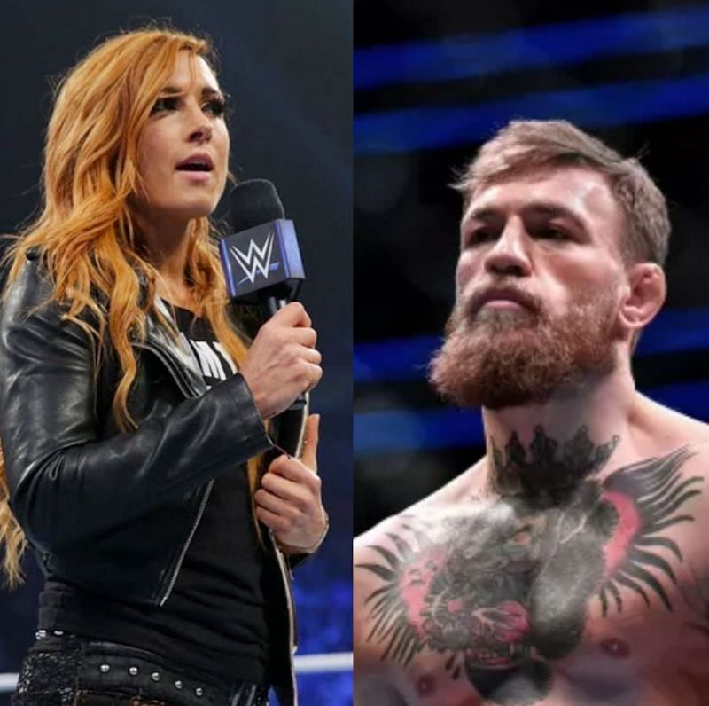 Becky Lynch and Conor McGregor