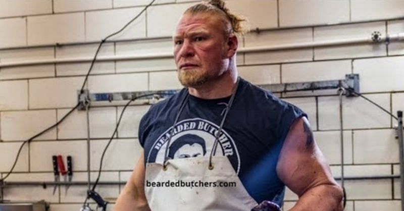 Brock Lesnar is sporting a new look nowadays