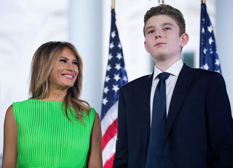 Barron Trump and Melania Trump were recently spotted together (Image via CNN)
