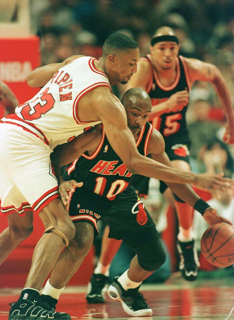 Scottie Pippen is one of the best perimeter defenders in NBA history