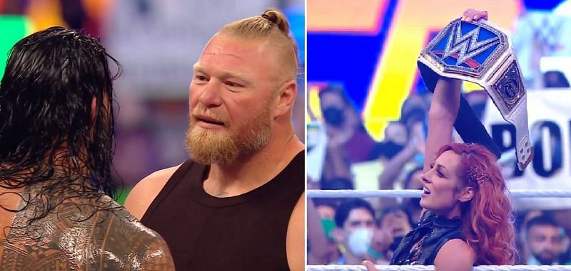 Brock Lesnar confronts Roman Reigns; Becky Lynch returns at SummerSlam