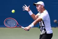 Dominik Koepfer at the 2021 Winston-Salem Open