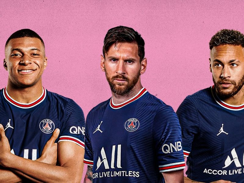 Kylian Mbappe, Lionel Messi and Neymar (left to right) form a devastating attacking trio.