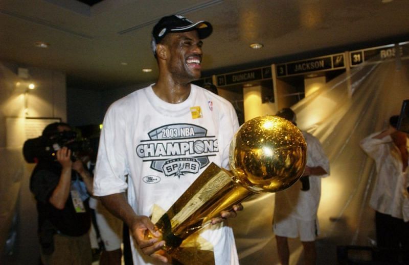 David Robinson wins the 2003 NBA championship [Source: WBUR]