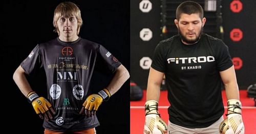 Paddy Pimblett (L) and Khabib Nurmagomedov (R) via respective Instagram accounts