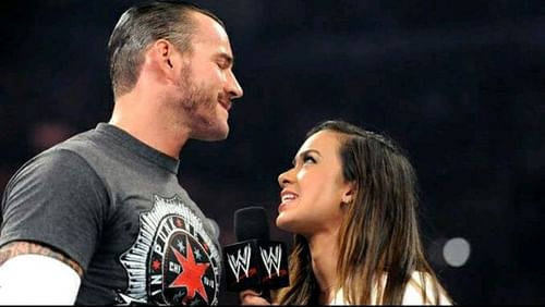 AJ Lee has reacted to CM Punk's AEW debut.