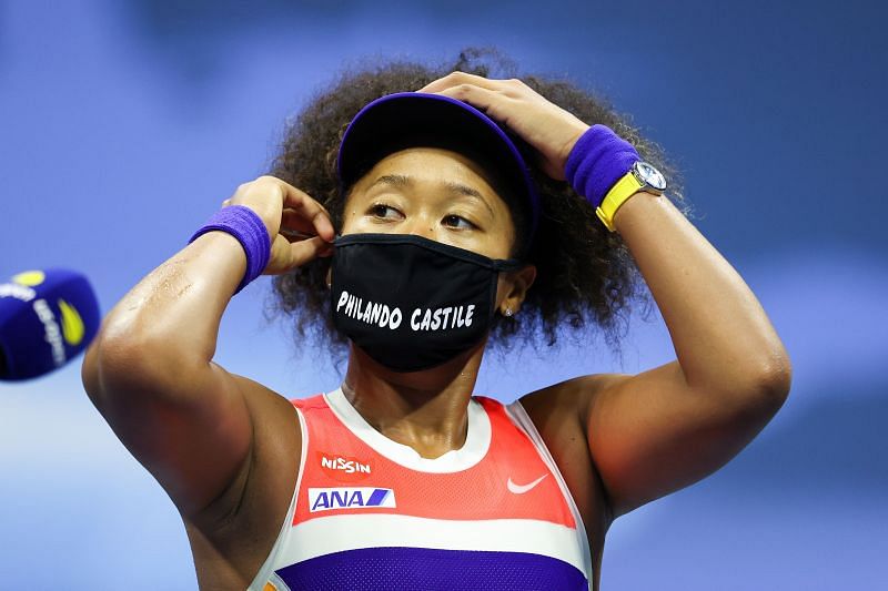 Naomi Osaka lends her support to the BLM movement at the 2020 US Open