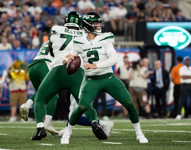 Is Zach Wilson under the most pressure out of all the rookie QBs?