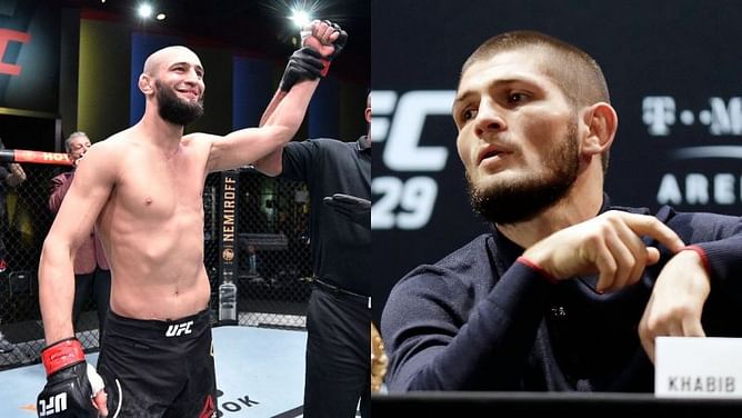 Khabib Nurmagomedov says Khamzat Chimaev is a potential future UFC champion