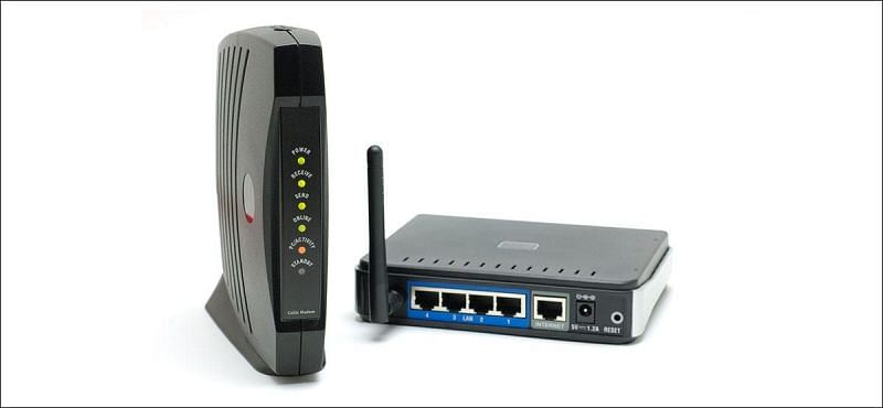 Router and modem. Image via How-To Geek
