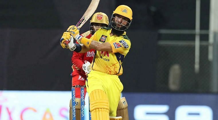 Moeen Ali played some impressive cameos for CSK. Pic: IPLT20.COM