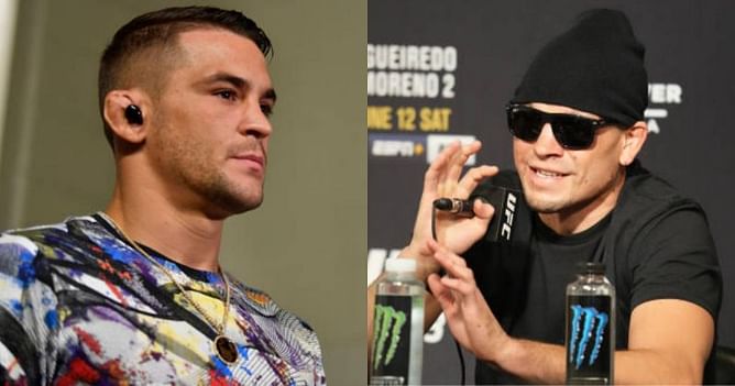 "That's 2-0" - Nate Diaz continues to mock Dustin Poirier, 'The Diamond' responds