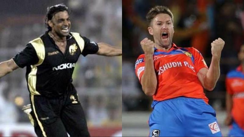Shoaib Akhtar and Andrew Tye destroyed the opposition batting lineups on their respective IPL debuts