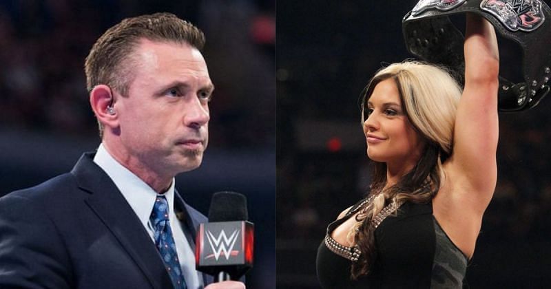 Michael Cole (left) and Kaitlyn (right)