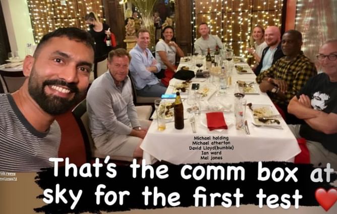 IND vs ENG 2021: Dinesh Karthik shares picture with commentary panel for India-England Test series