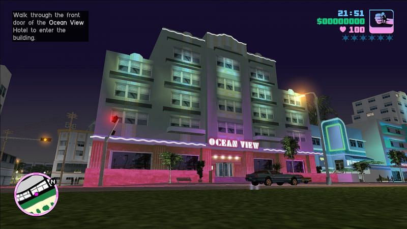 The iconic Ocean View Hotel in a new look (Image via Mod DB)