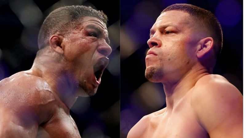 Gilbert Burns (left) and Nate Diaz (right) [Image courtesy: Getty]