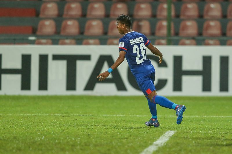 Bidyashagar Singh scored a five minute brace to score a double for Bengaluru FC.