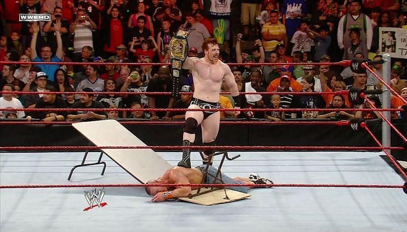 Sheamus defeated John Cena at WWE TLC 2009 in a tables match