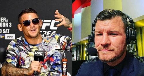 Dustin Poirier (left), Michael Bisping (right) [Images Courtesy: @dustinpoirier @mikebisping on Instagram]