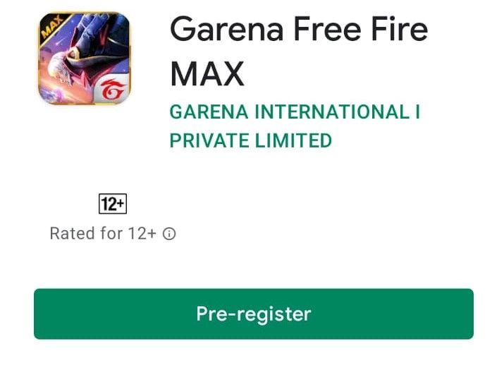 Pre-registration for Free Fire Max has commenced for Andruid users (Image via Google Play Store)