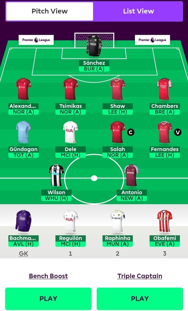 FPL 202122 Best Fantasy Team for Gameweek 1 FPL Tips