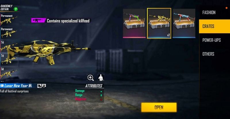 2x Lunar New Year Weapon Box are the rewards(Image via Free Fire)