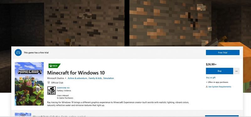 What is Minecraft trial version and how to play it for free?