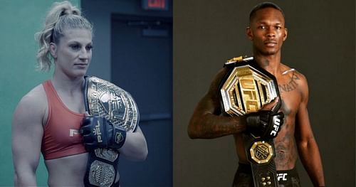 Kayla Harrison (left), Israel Adesanya (right) [Images Credits: @judokayla, @stylebender via Instagram]