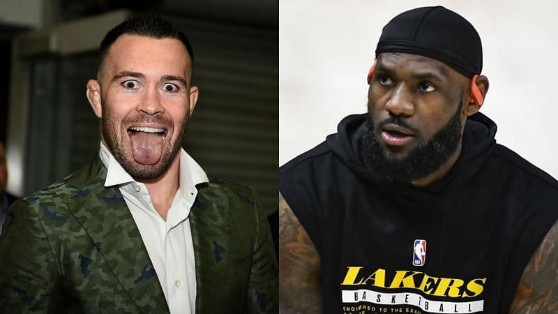 Colby Covington (left), LeBron James (right)