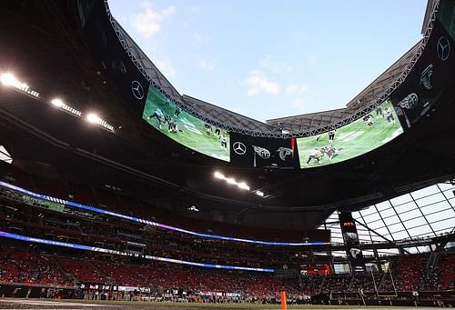 The Tennessee Titans face off against the Atlanta Falcons on the road Atlanta Falcons Training Camp