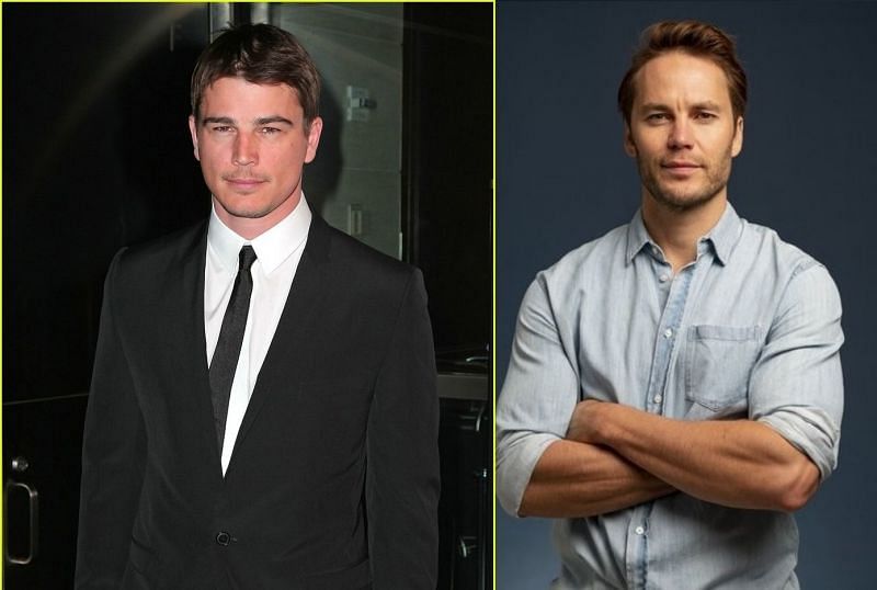 Josh Harnett and Taylor Kitsch. (Image via JustJared, and Scott Gries/Invision/AP)
