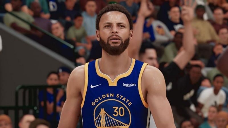 Stephen Curry of the Golden State Warriors in NBA 2K20 [Source: The Swing of Things]