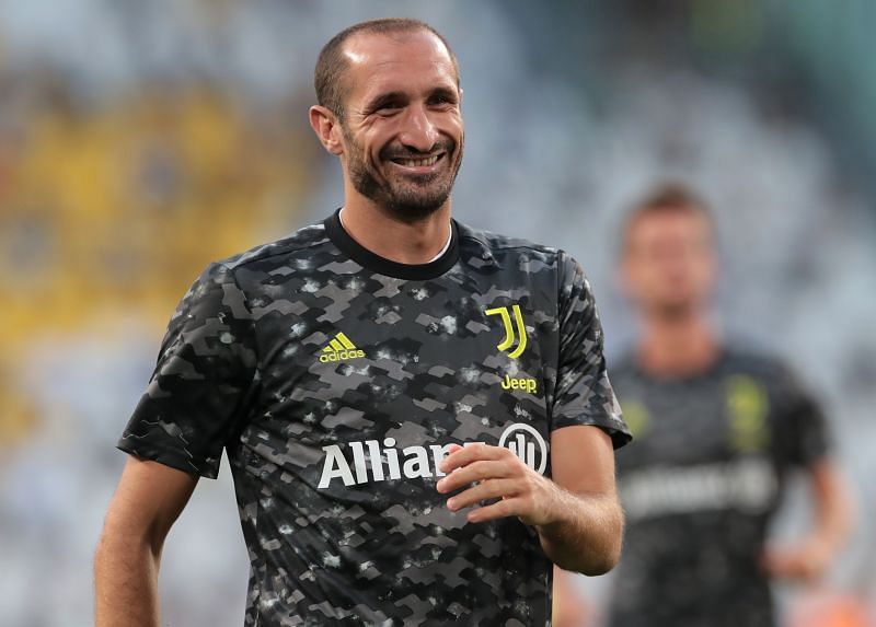 Giorgio Chiellini has been with Juventus for almost two decades.