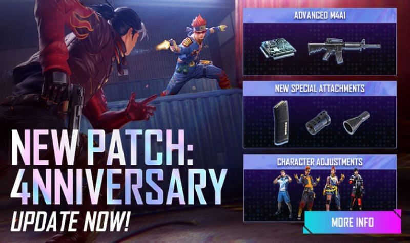 The new patch is now live (Image via Free Fire)